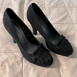 Black Tassle Platform Heels Naturalizer Size 8